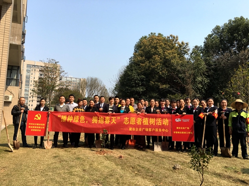 长高控股志愿者义务植树助力“长沙蓝”